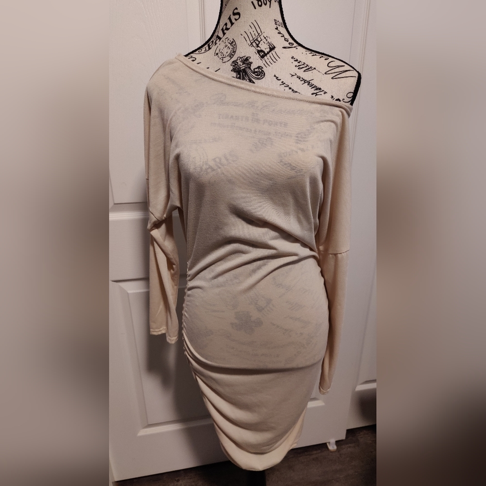 Tan maxi dress
